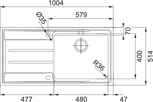Franke Aton Single Bowl Sink