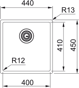 Franke Mythos Masterpiece Sink - Anthracite