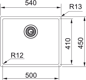 Franke Mythos Masterpiece Sink - Gold