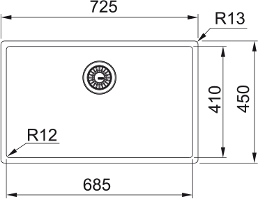 Franke Mythos Masterpiece Sink - Anthracite