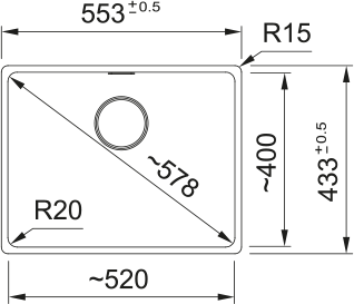 Franke Maris Single Bowl Sink - Onyx