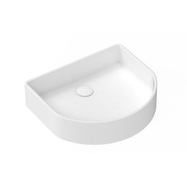 ADP Arch Smooth 415mm Above Counter Basin - Gloss White
