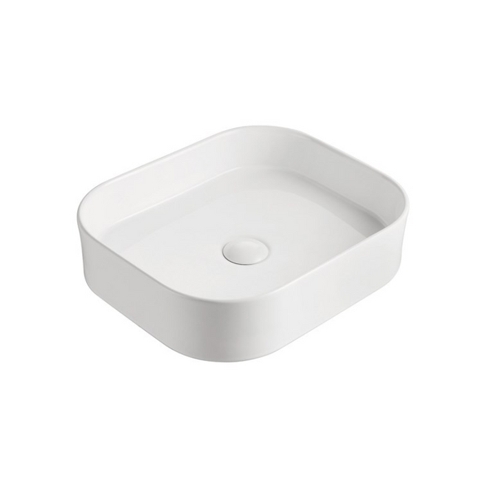 ADP Louie 450mm Ceramic Above Counter Basin - Matte White