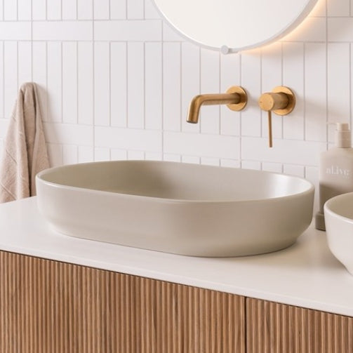 ADP Marilyn 550mm Above Counter Basin - Matte Concrete