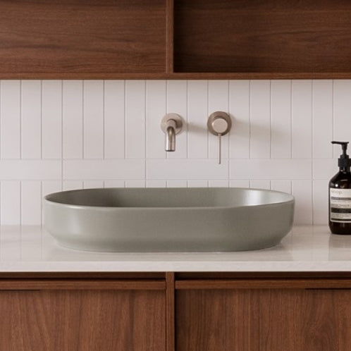 ADP Marilyn 550mm Above Counter Basin - Matte Olive