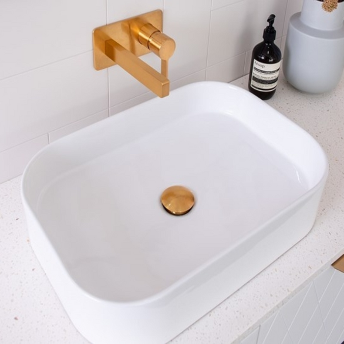 ADP Max 550mm Ceramic Above Counter Basin - Matte White
