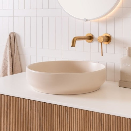 ADP Monroe 400mm Above Counter Basin - Matte Ivory