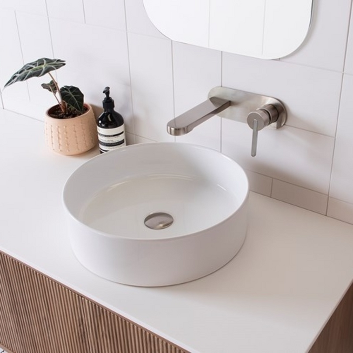 ADP Robbie 400mm Ceramic Above Counter Basin - Matte White