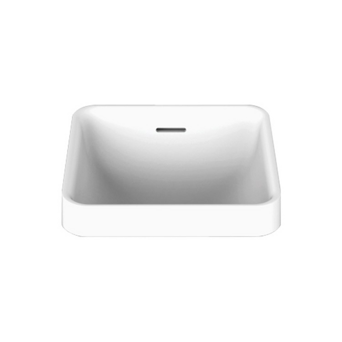 ADP Sava 322mm Solid Surface Semi-Inset Basin - White