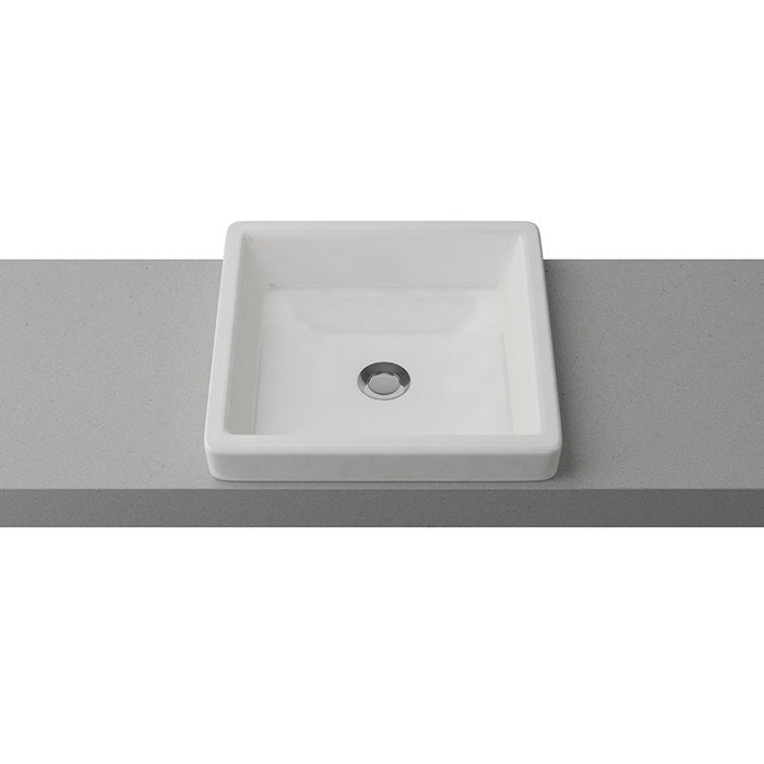 Timberline Arcade Semi-Inset Basin - White Gloss-ARC-BS-400-WG-S-blue-leaf-bathware