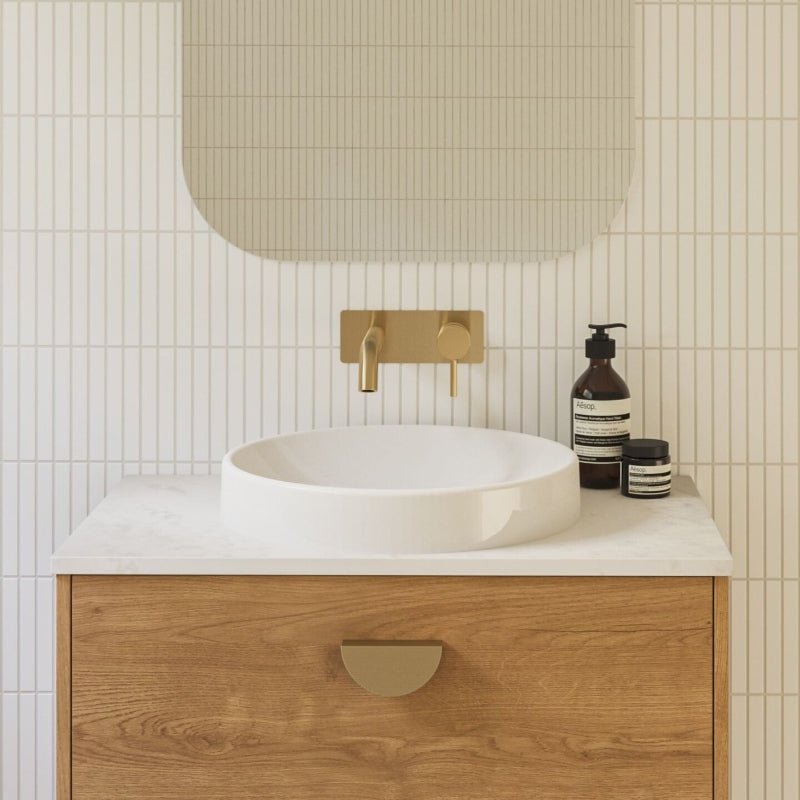 Timberline Corrida Semi-Inset Basin - White Gloss