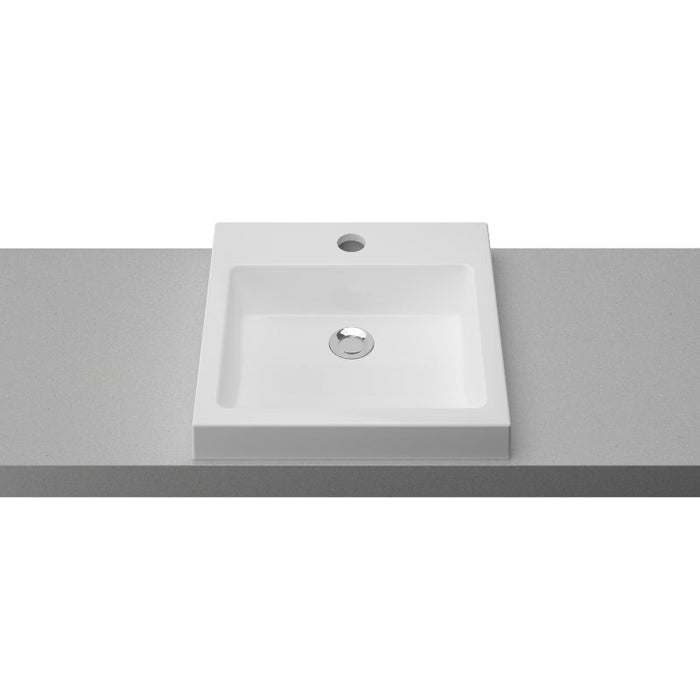 Timberline Cove Grand Semi-Inset Basin - White Gloss-COV-BS-460-WG-U-blue-leaf-bathware