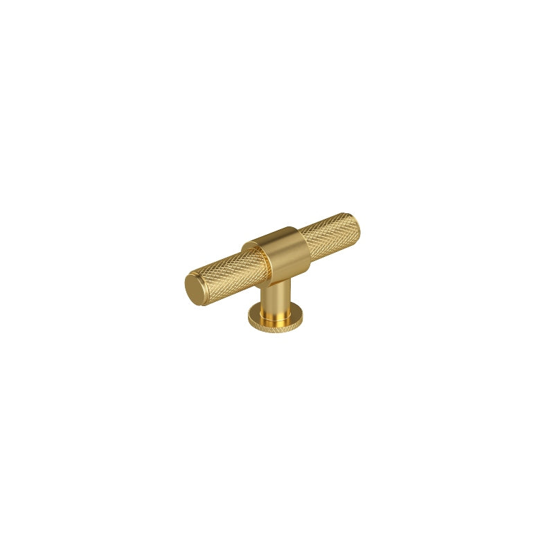 Timberline Duke 80mm T-Bar Handle - Brushed Gold