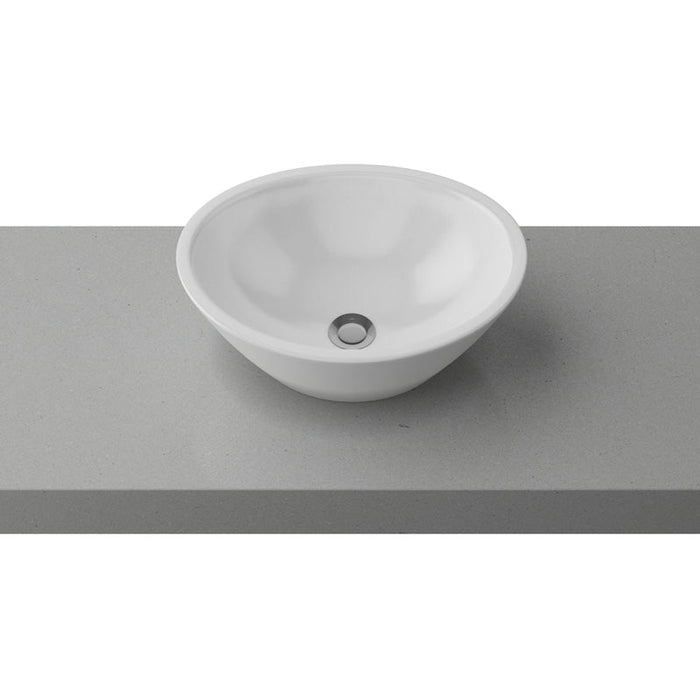 Timberline Elite Above Counter Basin - White Gloss-ELI-BS-415-WG-S-blue-leaf-bathware