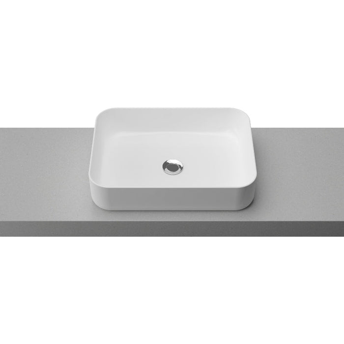 Timberline Enchant Above Counter Basin - White Gloss-ENC-BS-500-WG-S-blue-leaf-bathware