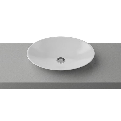 Timberline Feather Above Counter Basin - White Gloss-FEA-BS-500-WG-S-blue-leaf-bathware