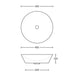 Timberline Jupiter Above Counter Basin - White Gloss-JUP-BS-450-WG-S-blue-leaf-bathware