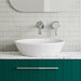 Timberline Jupiter Above Counter Basin - White Gloss-JUP-BS-450-WG-S-blue-leaf-bathware