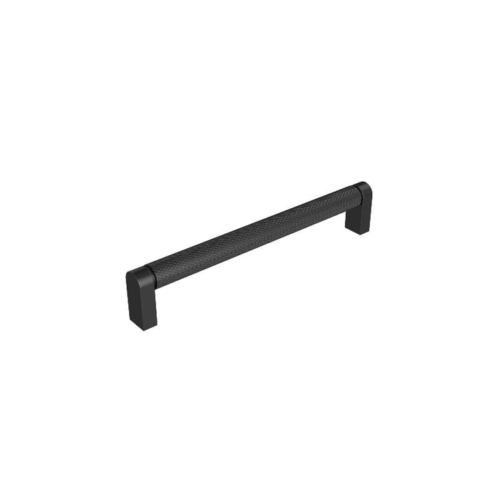 Timberline Knurled Bar 106mm Handle - Black-KNB-H-106-BL-blue-leaf-bathware