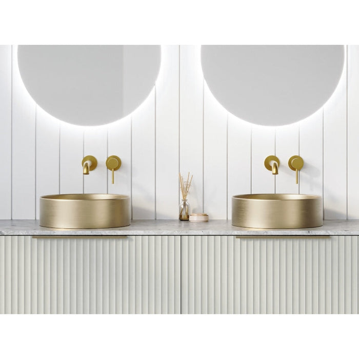 Timberline Luxe Above Counter Basin - Brushed Gold-LUX-BS-360-BG-U-blue-leaf-bathware