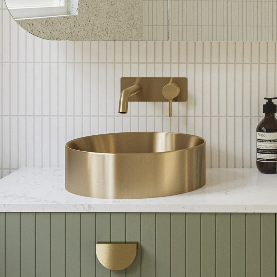 Timberline Rome Basin Timberline Luxe Above Counter Basin - Brushed Gold