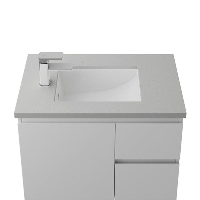 Timberline Mini Rectangle Undermount Basin - White Gloss-MRE-BS-425-WG-S-blue-leaf-bathware