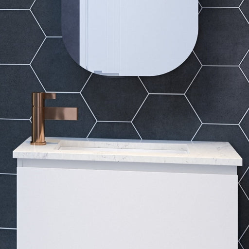 Timberline Mini Rectangle Undermount Basin - White Gloss-MRE-BS-425-WG-S-blue-leaf-bathware