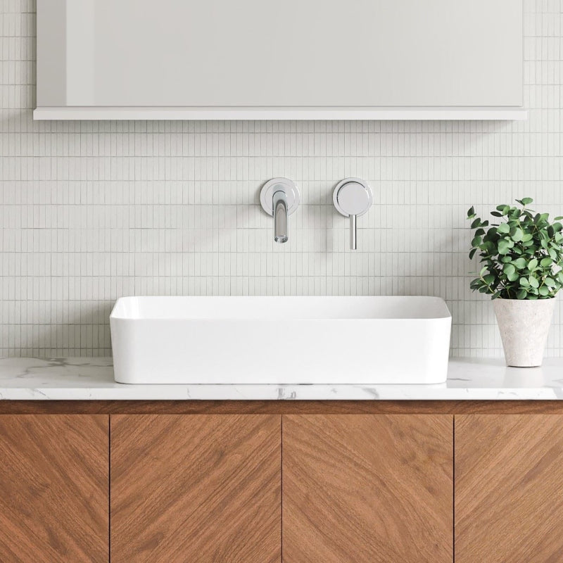 Timberline Quill Above Counter Basin - White Gloss
