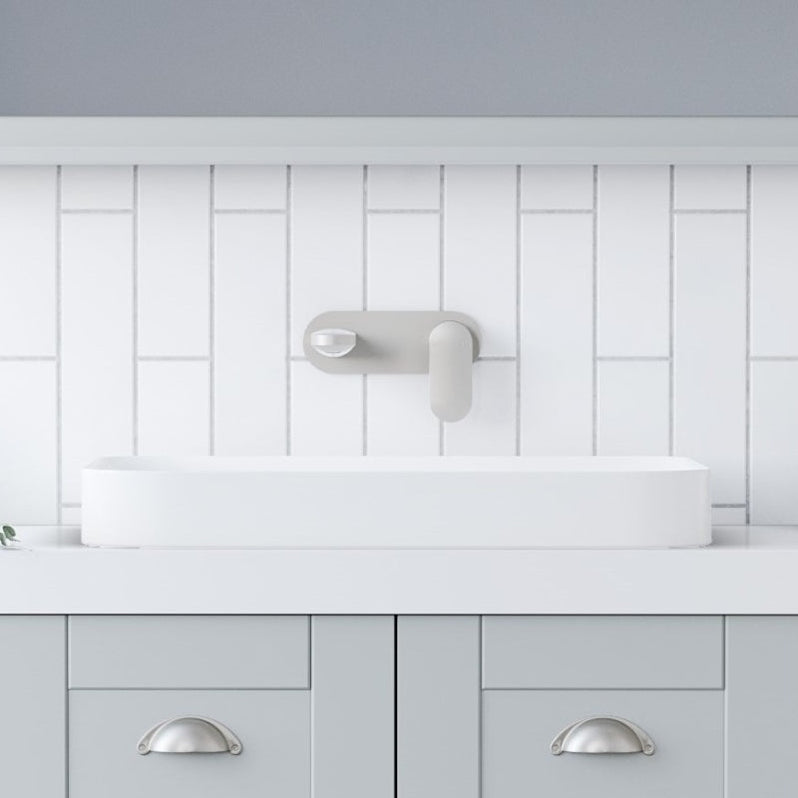 Timberline Rome Semi-Inset Basin - White Gloss