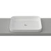 Timberline Rome Semi-Inset Basin - White Gloss-ROM-BS-600-WG-S-blue-leaf-bathware