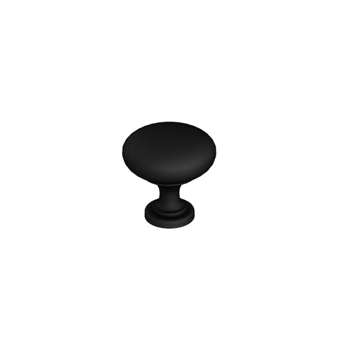 Timberline Round Knob Handle - Black-ROU-H-26-BL-blue-leaf-bathware