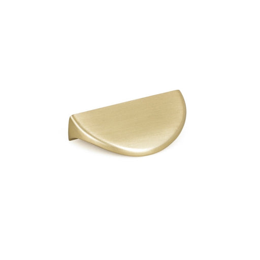 Timberline Solid Lip 50mm Handle - Satin Gold-LIP-H-50-SG-blue-leaf-bathware