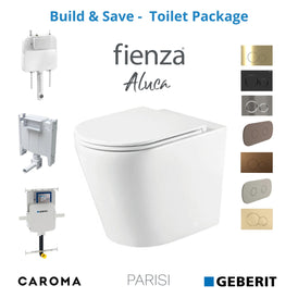 Fienza Aluca In Wall Toilet Suite (Custom Package)