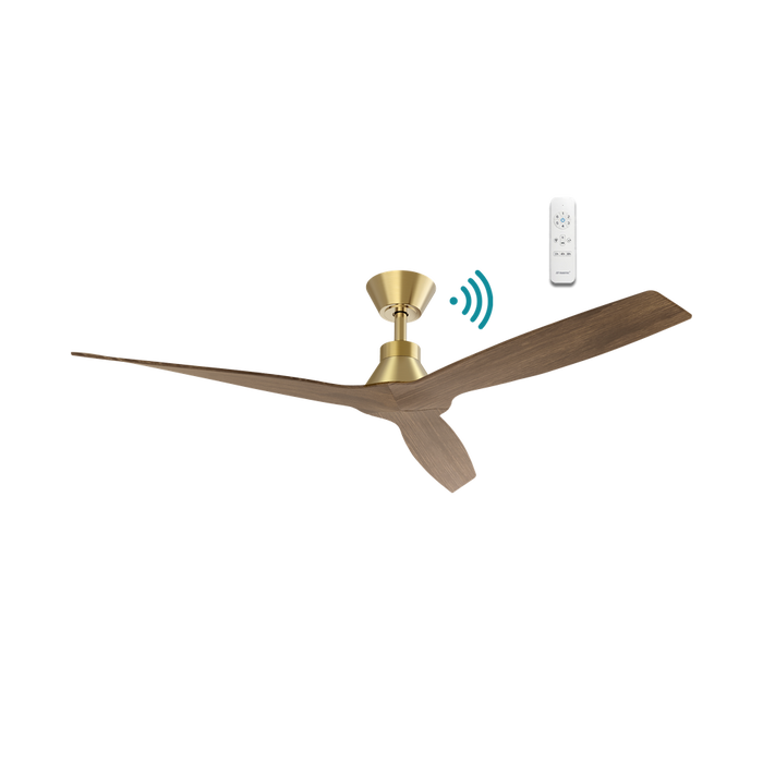 Martec Triumph DC 52″ Smart Ceiling Fan With WIFI Remote Control - Antique Bronze Walnut
