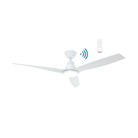 Martec Triumph DC 52″ Smart Ceiling Fan With WIFI Remote Control + LED light - Matt White