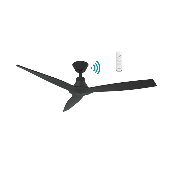 Martec Triumph DC 52″ Smart Ceiling Fan With WIFI Remote Control - Matt Black