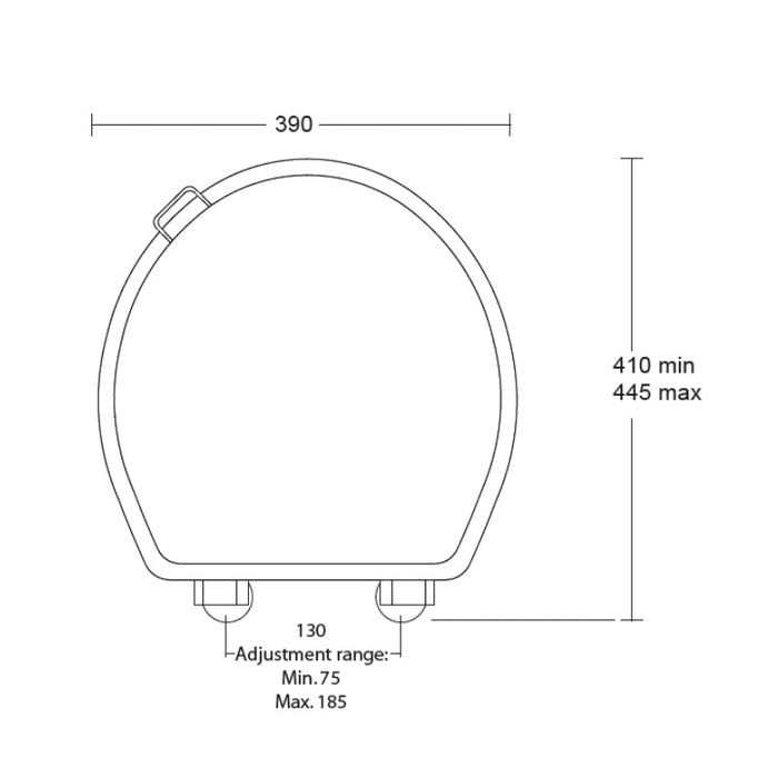 Turner Hastings Birmingham High Gloss White Soft Closing Toilet Seat-BI203WSC-blue-leaf-bathware