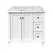 Turner Hastings Coventry 900mm White Vanity With Marble Top & Under Counter Basin-blue-leaf-bathware