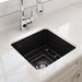 Turner Hastings Cuisine 460mm Inset / Undermount Fireclay Sink - Matte Black-CU46FS-MB-blue-leaf-bathware