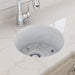 Turner Hastings Cuisine Round 47 Inset / Undermount Fireclay Sink-CUR47FS-blue-leaf-bathware