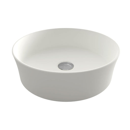 Turner Hastings Fino Round 382 Above Counter Basin-FI3821CTB-MW-blue-leaf-bathware