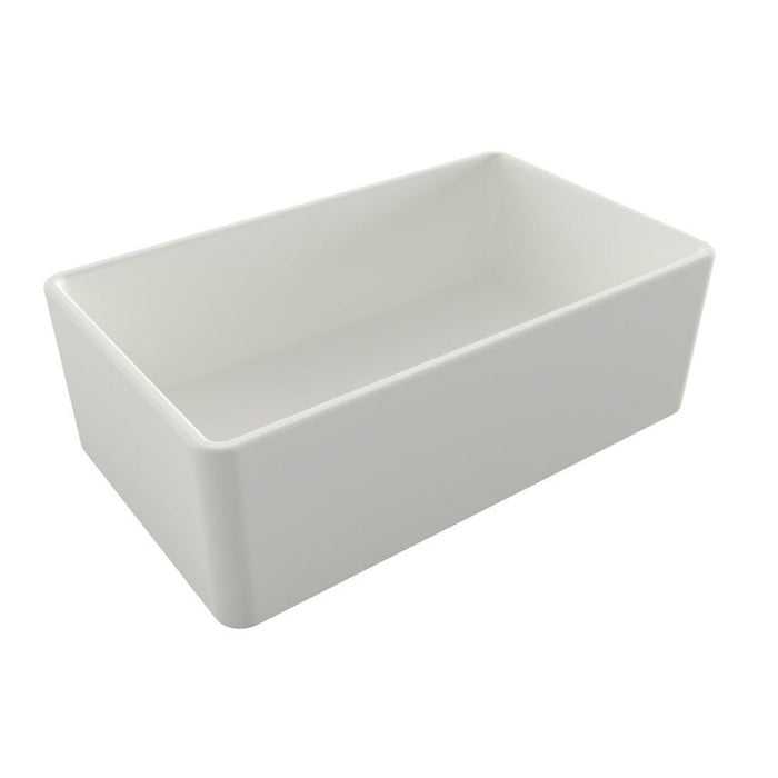 Turner Hastings Novi 750mm Fireclay Butler Sink - Matte White-NO753FS-MW-blue-leaf-bathware