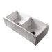 Turner Hastings Patri 1000mm Fireclay Double Bowl Butler Sink-PA100FS-blue-leaf-bathware