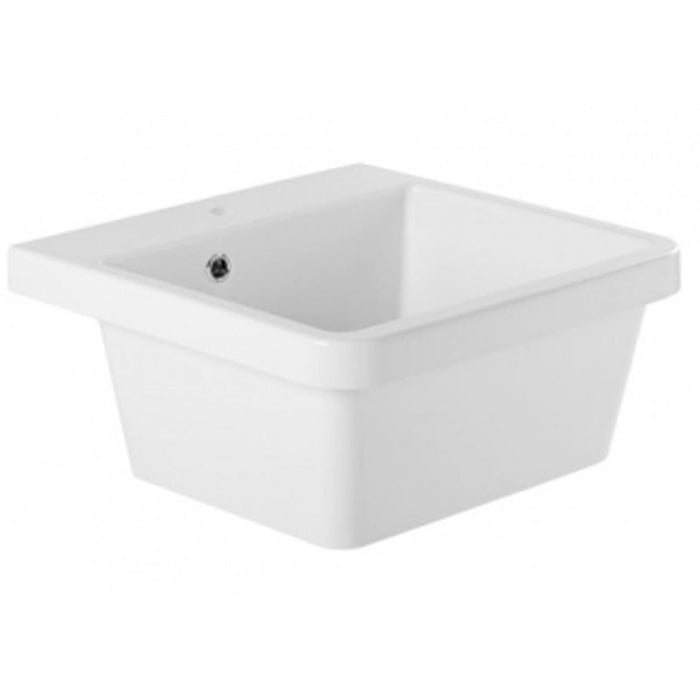 Turner Hastings Ravine 51 x 51 Fireclay Inset Sink-7410-blue-leaf-bathware