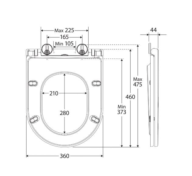Fienza Koko Slim Toilet Seat