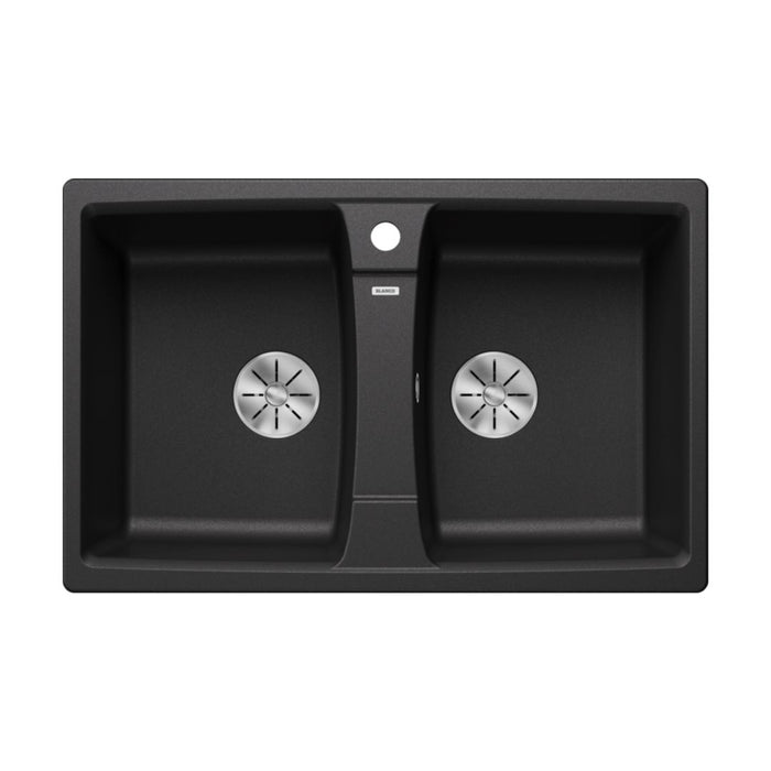 Blanco LEXA 8 Double Bowl Inset Sink - Anthracite