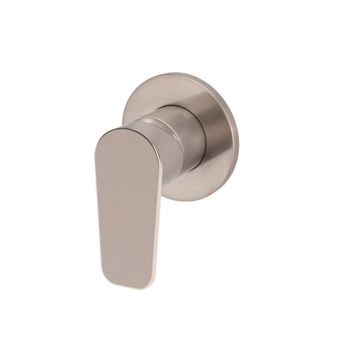 Meir Round Wall Mixer Paddle Handle Trim Kit (In-Wall Body Not Included) - Champagne