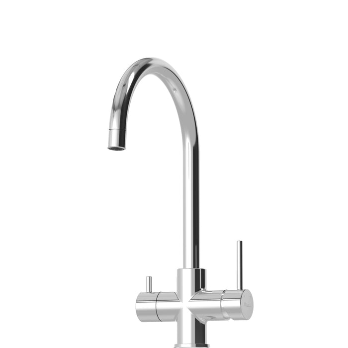 Oliveri Venice Goose Neck 3 Way Filter Tap - Chrome