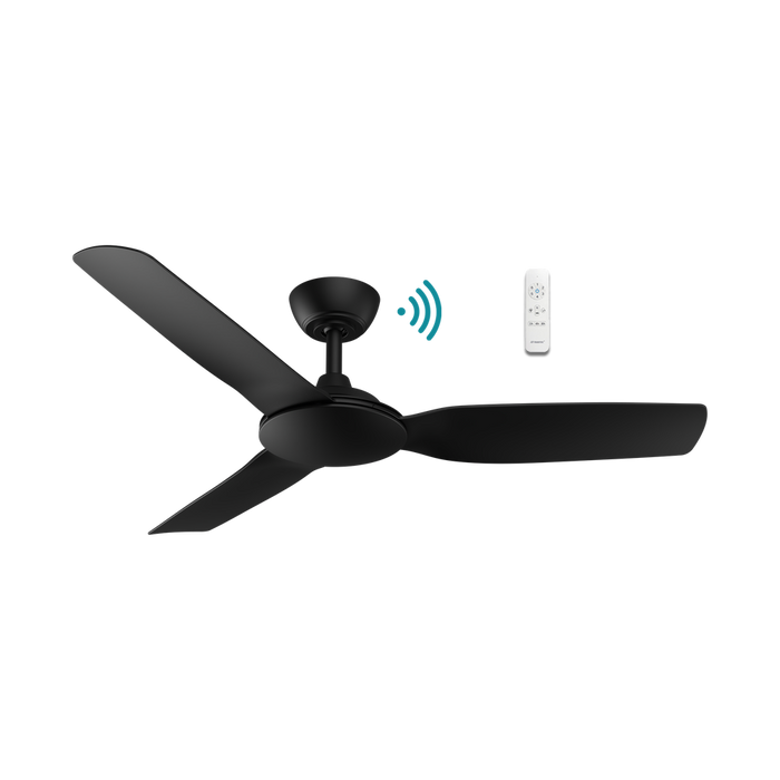 Martec Viper DC 52″ 3 Blade Smart Ceiling Fan With WIFI Remote Control - Matt Black