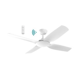 Martec Viper DC 48″ 4 Blade Smart Ceiling Fan With WIFI Remote Control - Matt White